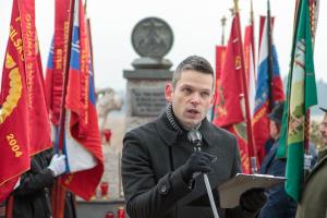 Spominska slovesnost ob 72. letnici streljanja 40-tih talcev pri spomeniku v Šenčurju 9